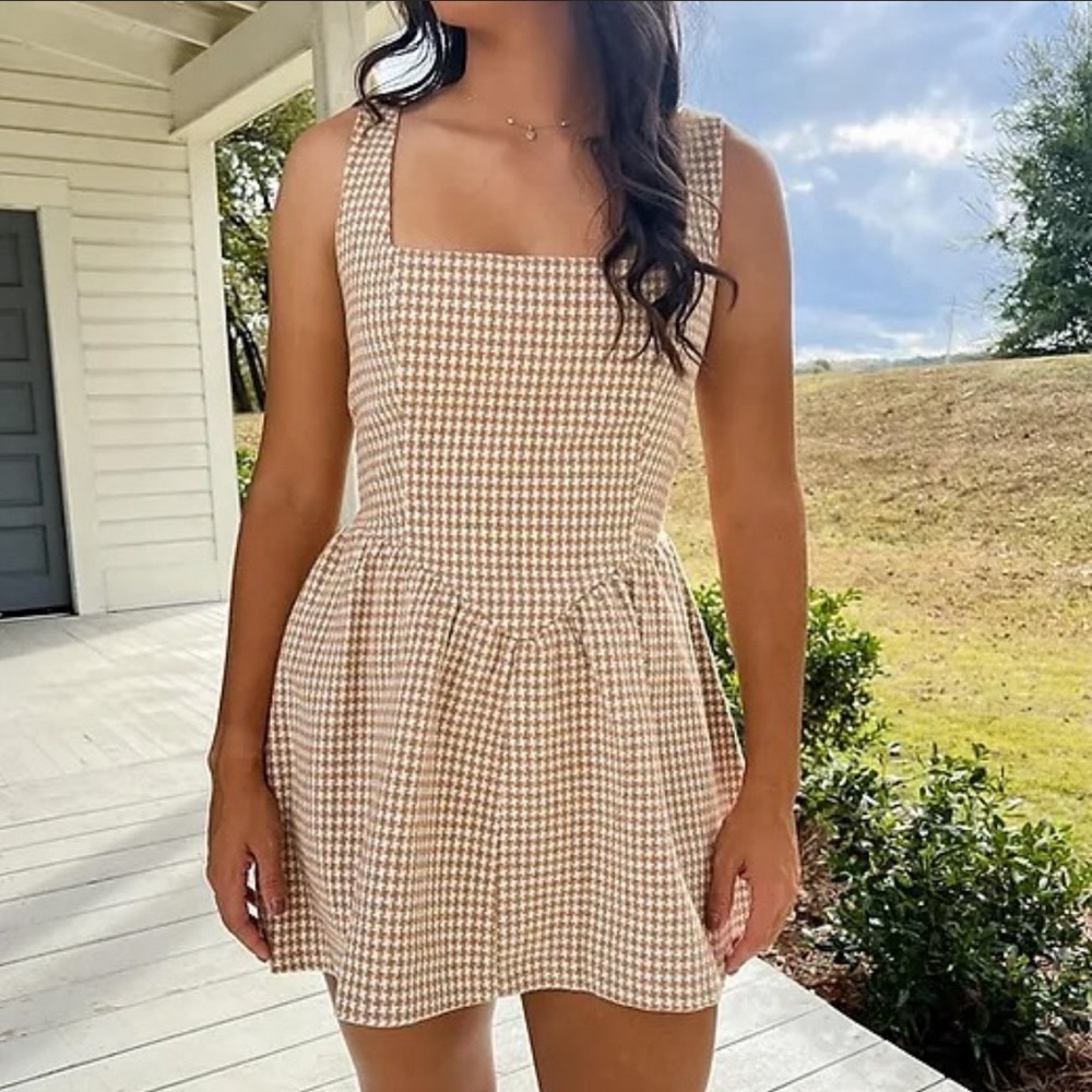 Gold and White Klesis Dress